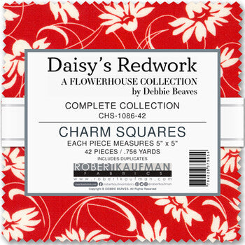 Daisy's Redwork Charm Pack – American Quilting